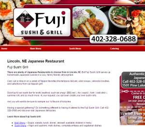 Fuji Sushi Grill Delivery Lincoln Ne